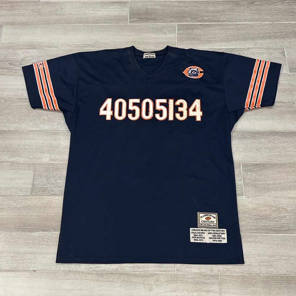 VTG Chicago Bears “Players Of The Century” Jeff Hamilton Designed Jersey, S:5XL
